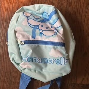 Kids Backpack - Blue and White